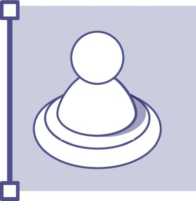 Symbolbild einer einfachen Brettspielfigur