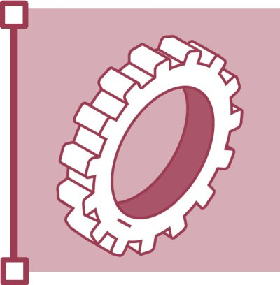 Symbolbild eines Zahnrades