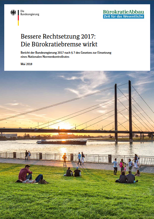 Bericht der Bundesregierung zum Bürokratieabbau, mit Verweis auf das Infotool als eine von 90 Maßnahmen. Quelle: Bundeskanzleramt, Referat 613 Bessere Rechtsetzung; Geschäftsstelle Bürokratieabbau Bericht der Bundesregierung zum Bürokratieabbau, mit Verweis auf das Infotool als eine von 90 Maßnahmen. Quelle: Bundeskanzleramt, Referat 613 Bessere Rechtsetzung; Geschäftsstelle Bürokratieabbau