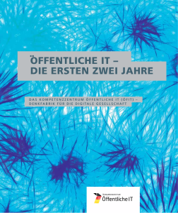 Titelbild der Publikation ÖFIT-Tätigkeitsbericht