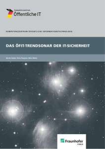 Titelbild der Publikation Das ÖFIT-Trendsonar IT-Sicherheit