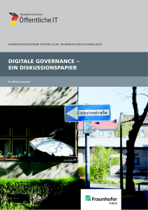 Titelbild der Publikation Digitale Governance - Ein Diskussionspapier