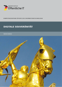 Titelbild der Publikation Digitale Souveränität