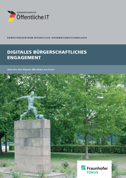 Titelbild der Publikation Digitales Bürgerschaftliches Engagement