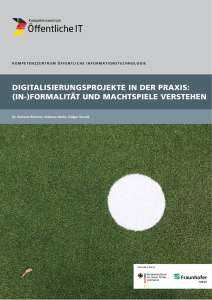 Titelbild der Publikation Digitalisierungsprojekte in der Praxis