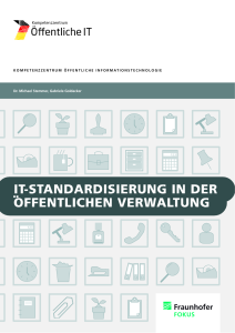 Titelbild der Publikation IT-Standardisierung in der öffentlichen Verwaltung