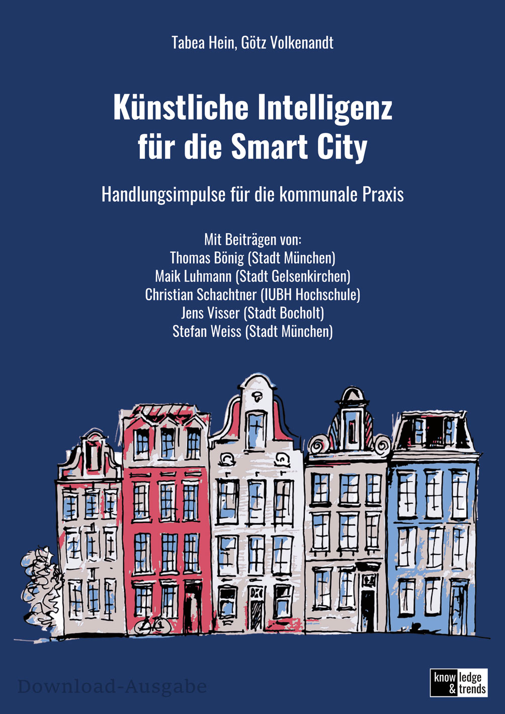 Titelseite Künstliche Intelligenz für die Smart City - Handlungsimpulse für die kommunale Praxis