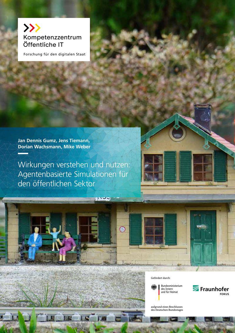 Titelseite der Publikation Wirkungen verstehen und nutzen: Agentenbasierte Simulationen für den öffentlichen Sektor